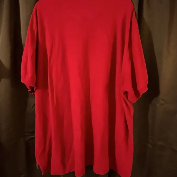 Men’s Chaps Collared Style, Size 2XB, Solid Red in Good condition - Picture 3 of 3